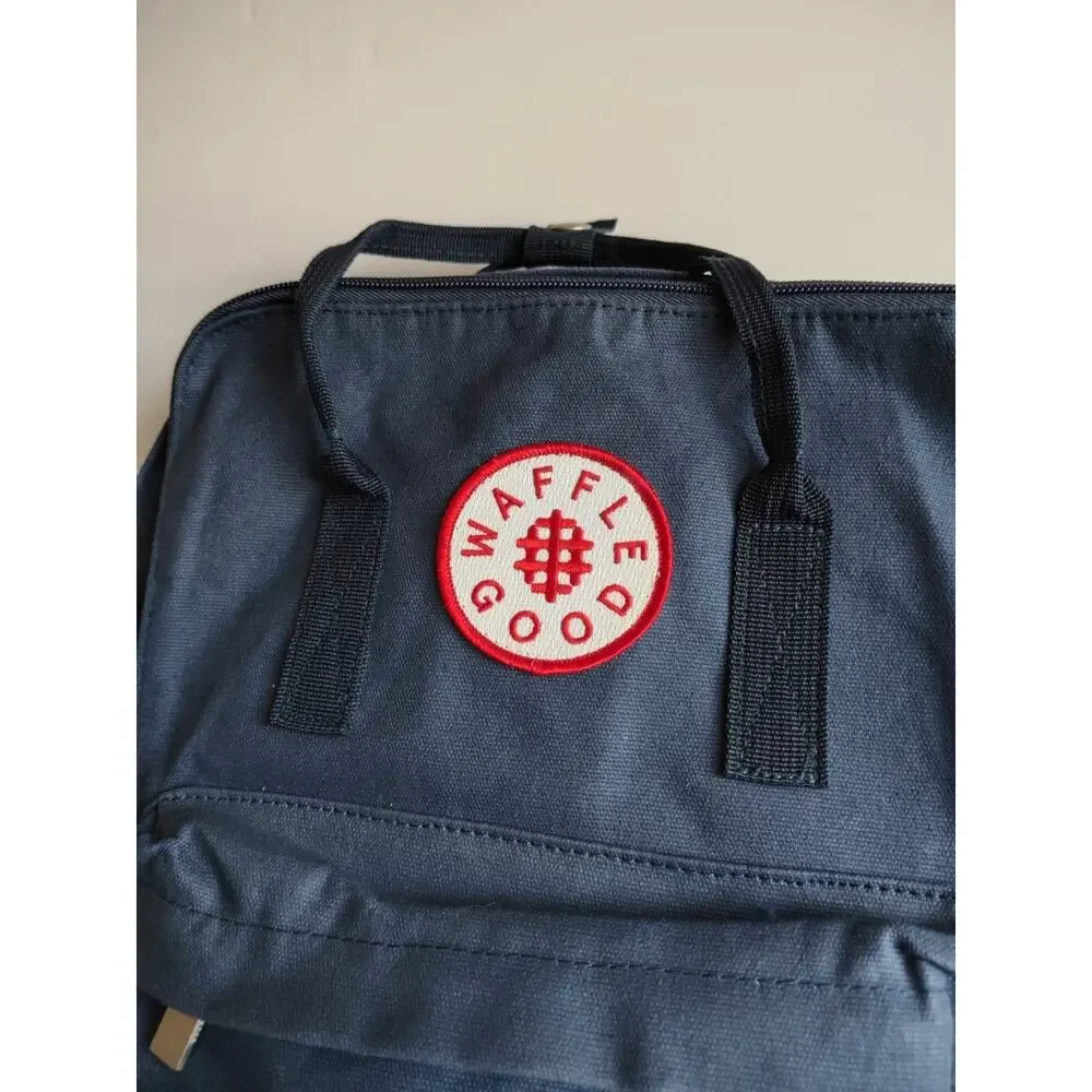 Chick-fil-A Waffle Good Backpack Blue Canvas Employee Field Bag RARE